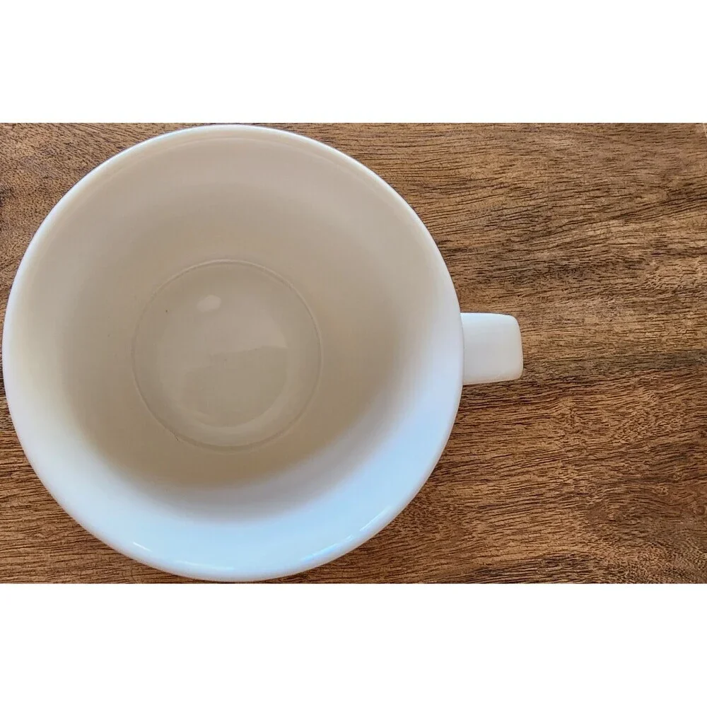 RARE 2008 Starbucks Classic White & Green Siren Logo Coffee Cup Tea Mug | 12oz